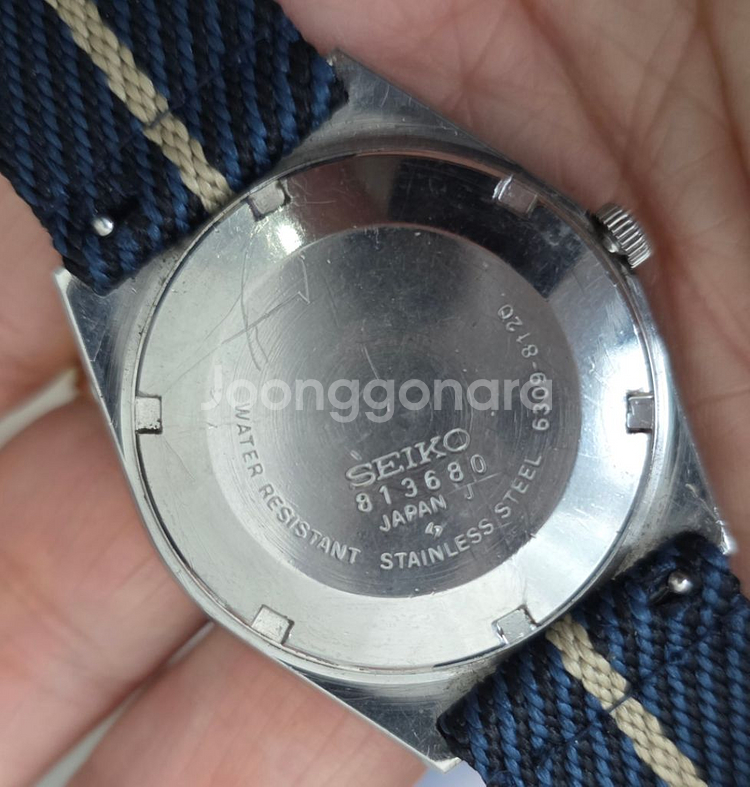 세이코 빈티지 6309-8120 요일.날짜표시 오토메틱--4