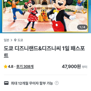 ️️ 급!! 5/21 수 디즈니랜드 이용권 2장