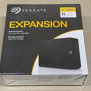 Seagate 4테라 외장하드 3.5인치 4TB 미사용