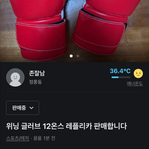 위닝 글러브 판매합니다 (레플리카)