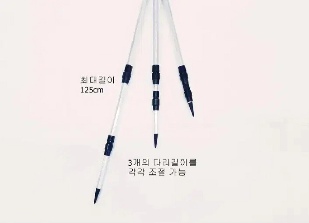 원투낚시대3.3m 3대+릴3대+삼각받침대 이미지