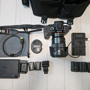 sony a7m3 소니 카메라, 렌즈, 모니터 세트