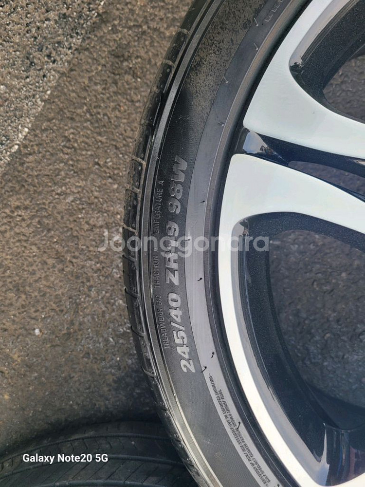 bmw 640d 19인치 휠타이어--7