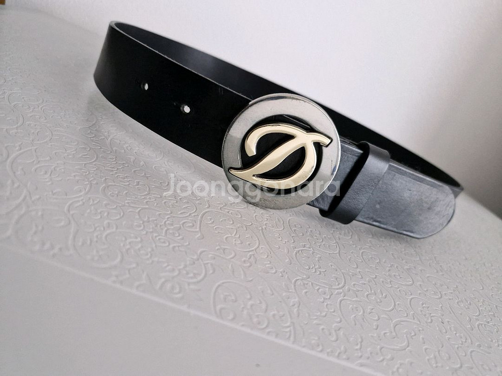 남녀공용 듀퐁 통가죽벨트--0