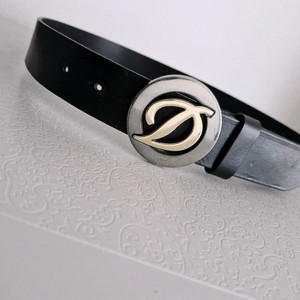 남녀공용 듀퐁 통가죽벨트