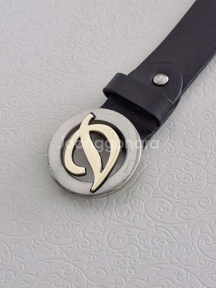 남녀공용 듀퐁 통가죽벨트--2