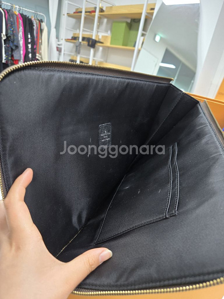 루이비통 다미에 포쉐트 주르 클러치--6