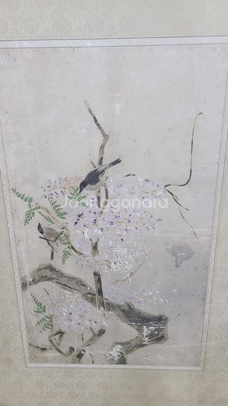 정체모를 옛날 민화 그림--1