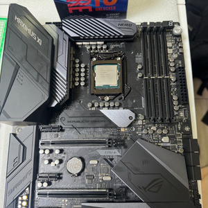 i9 9900k f + asus 막시무스 히어로 xi