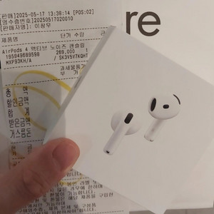 미개봉) 애플 에어팟4 노캔