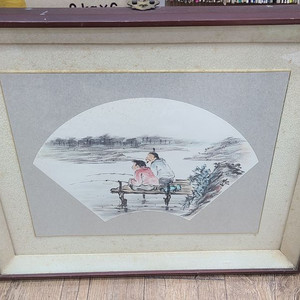 기산 고만식 선면화 그림