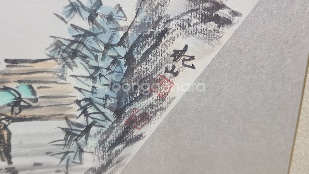 기산 고만식 선면화 그림--1