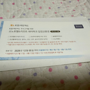 소노호텔&리조트 오션월드 워터파크 2인 입장권