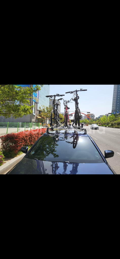 BMW G30 정품 가로바+자전거캐리어--0