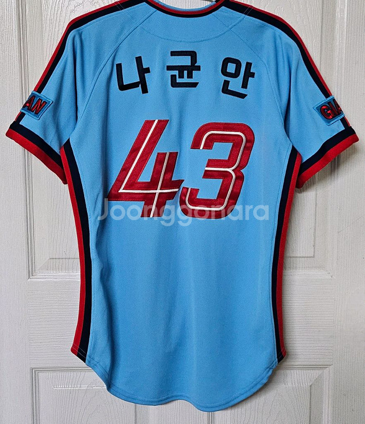 롯데자이언츠 코어 프로페셔널 올드 원정 유니폼(나균안)--1