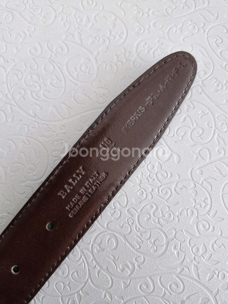 발리 양면 가죽벨트 정품--3