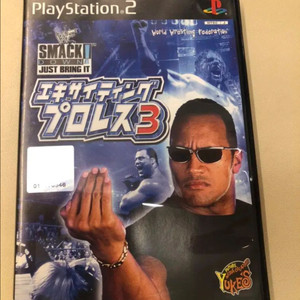 PS2 스맥다운 익사이팅 프로레슬러3 일판