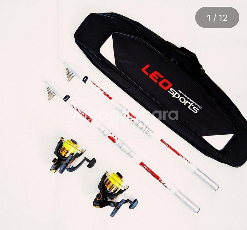 원투낚시대3.6m2대+5000번릴2대+릴줄+낚시가방--0