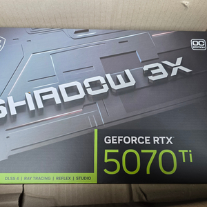 MSI RTX 5070 Ti 쉐도우 3X OC 미개봉