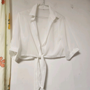 미사용 시스루 쉬폰 볼레로 L