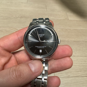 티쏘 슈망 데 뚜렐 메탈 시계 39mm