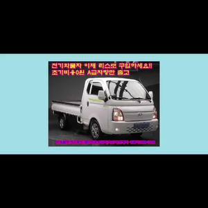 전기화물차 이젠 리스로 구입하세요!!중고차 살까? 팔까