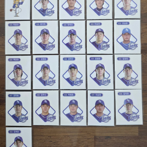KBO 삼성,엘지,기아,국대 완성본 띠부씰 판매