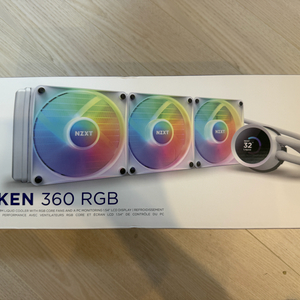 수냉쿨러 NZXT KRAKEN 360 RGB WHITE