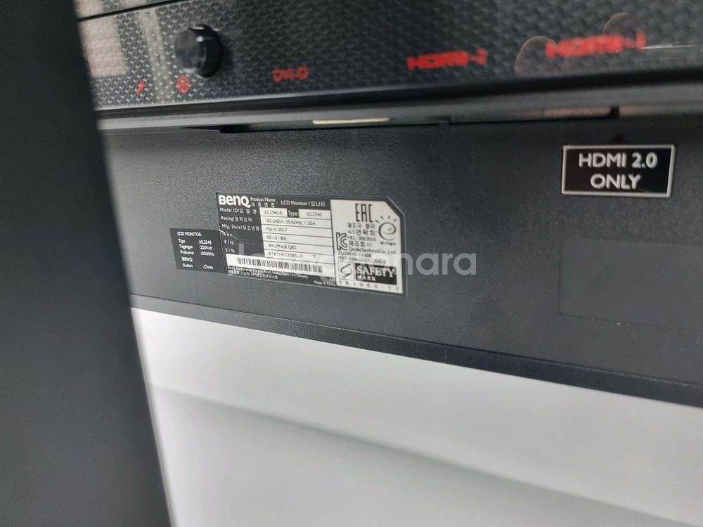벤큐 XL2540 240hz 모니터 판매--3