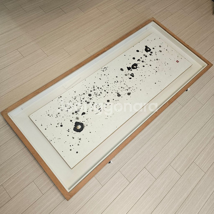 허달용 동백꽃 (동양화 미술품 그림 인테리어 대형작품)--1