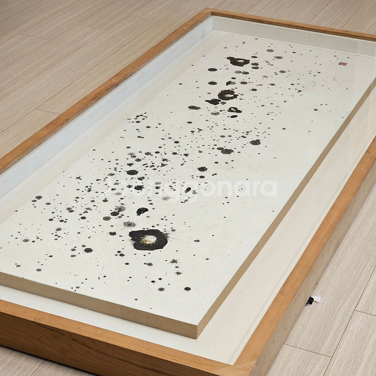 허달용 동백꽃 (동양화 미술품 그림 인테리어 대형작품)--0