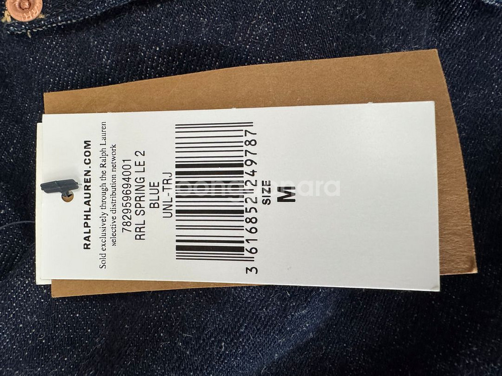 rrl 리미티드에디션 임브로이더 데님자켓(m)--8