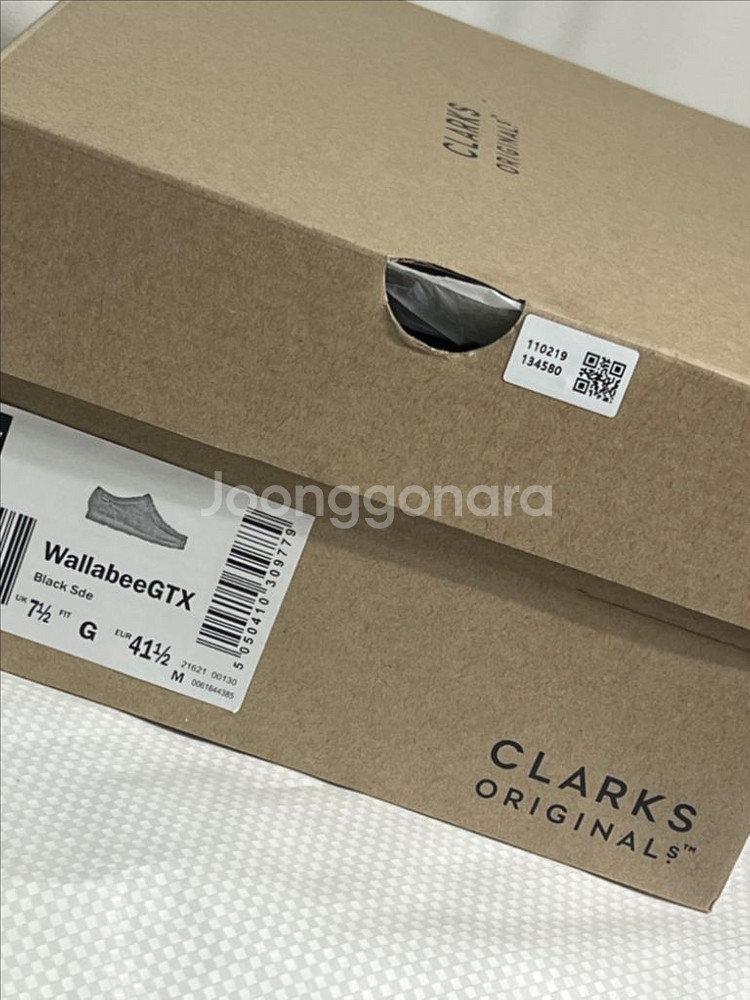 클락스 왈라비 GTX 고어텍스 블랙 스웨이드--3