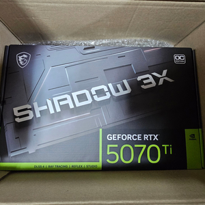 5070ti 쉐도우 미개봉. 상급기 교환 가능