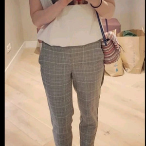 글렌체크 바지