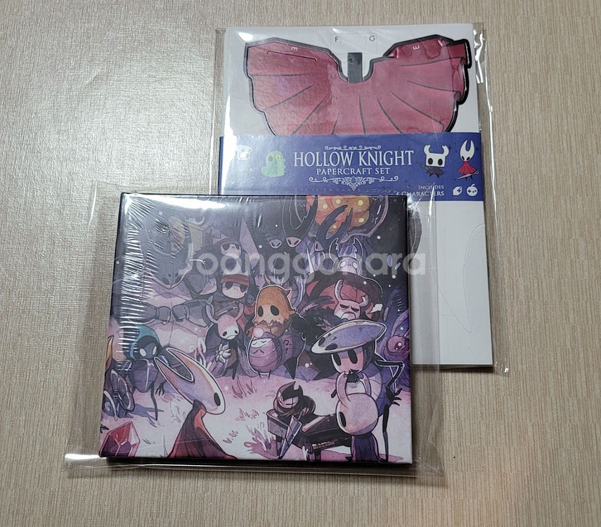 팬게이머 할로우나이트 사운드트랙 CD, 페이퍼크래프트--0