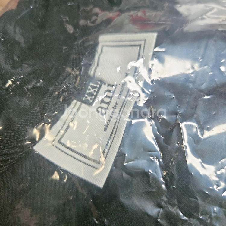 아미 로고 블랙 반팔티 2XL--3