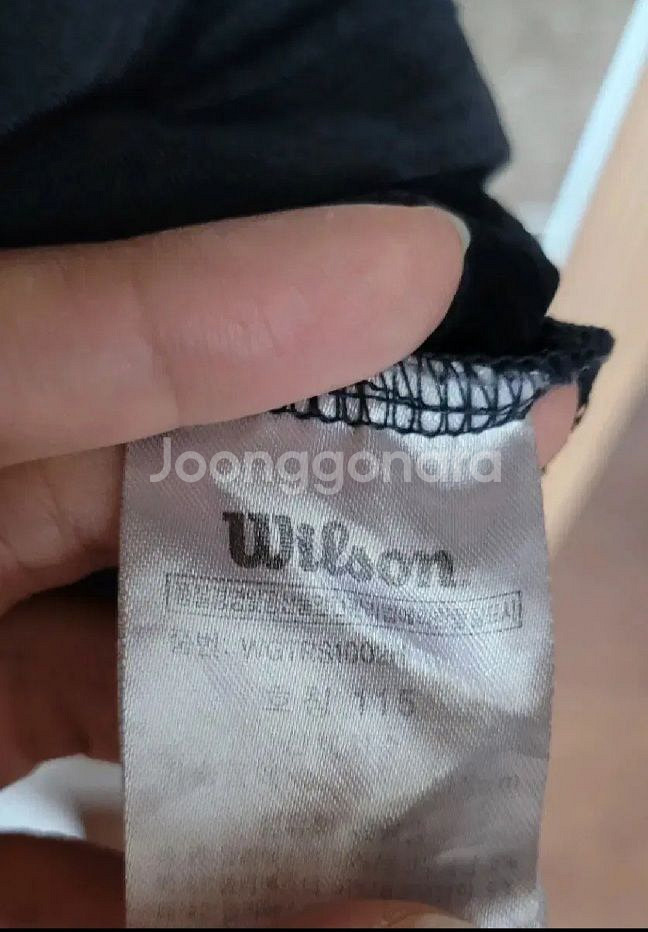 (남성115-120사이즈) WILSON 기능성 골프반팔--6