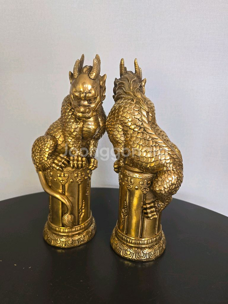 멋진 해태 조각상세트--3