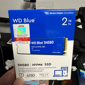 [미개봉]wd ssd sn580 2tb팝니다
