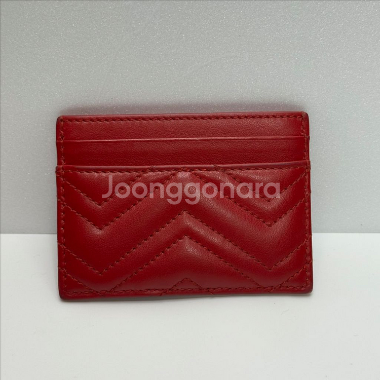 (정품)구찌 GG마몽 카드지갑 레드--4