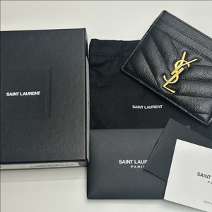 (정품)입생로랑 여성 카드지갑