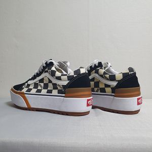 265mm 반스 올드스쿨 체커보드 스택드 스니커즈