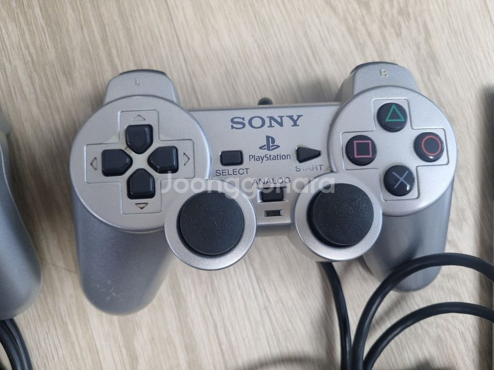 풀박스 PS2 실버 5만번대 패드2개+씨디1장--3