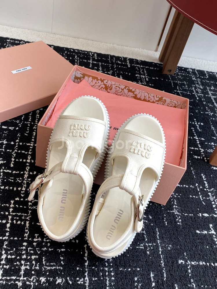 MIU MIU 2025 S/S 모노그램 샌들--3