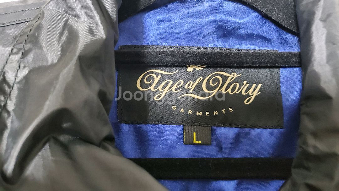 [L]에이지오브글로리-로우디 코치자켓,점퍼(블랙)--5