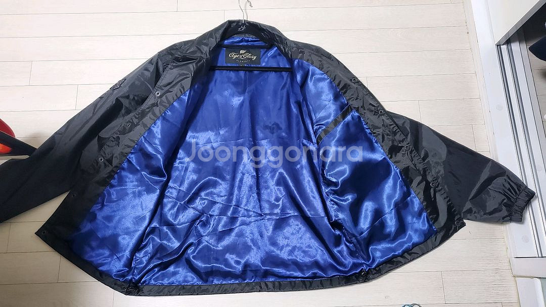 [L]에이지오브글로리-로우디 코치자켓,점퍼(블랙)--4