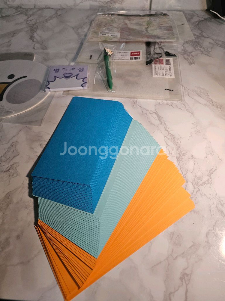 새상품-토크패드+토더 마우스패드+투명파우지3개+노홍철--0