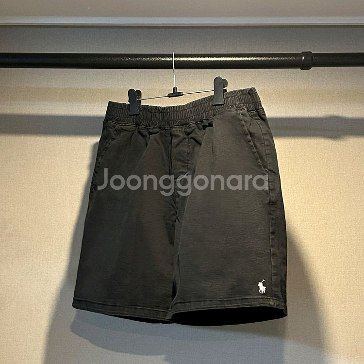 폴로 피그먼트 워싱 하프팬츠--1