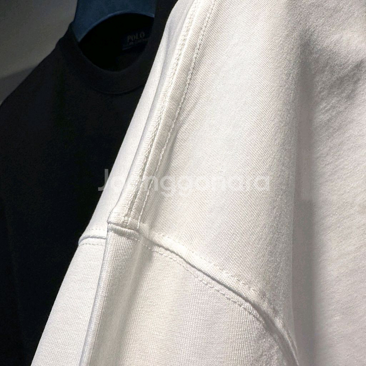폴로 월계수 자수 장식 티셔츠--5
